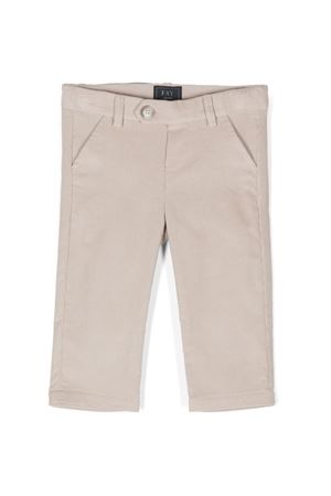 beige cotton trousers FAY KIDS | FV6510V0131185